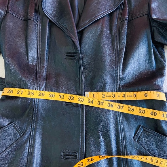 1960’s Black Leather Coat - Picture 11 of 11